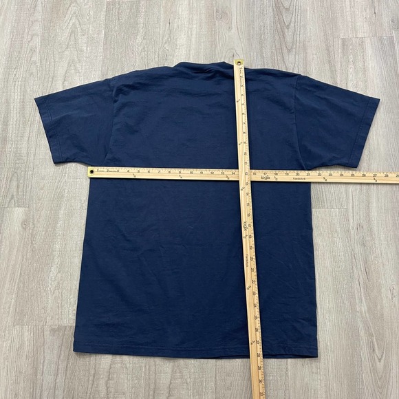 VINTAGE 90s God Bless The USA United States Flag Shirt Size Large L Mens 1990s - Picture 6 of 6